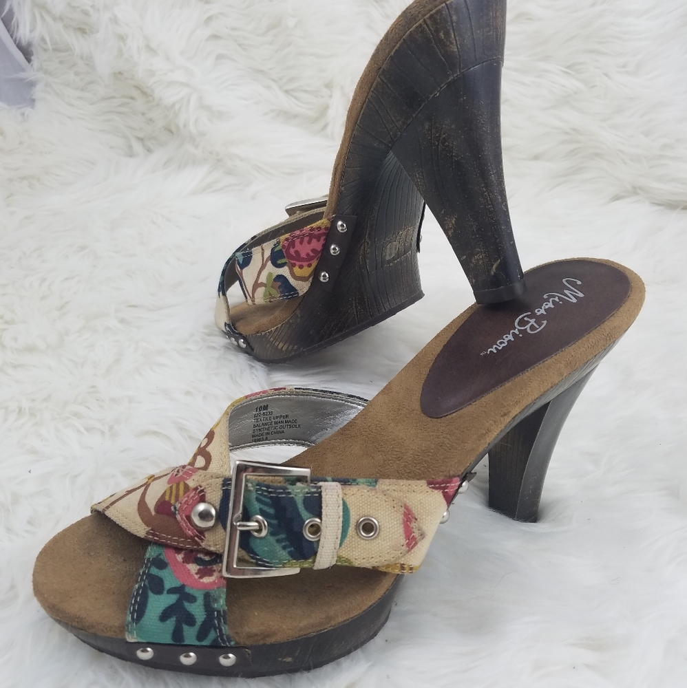 Vintage Miss Bisou High Heel Shoes Size 10